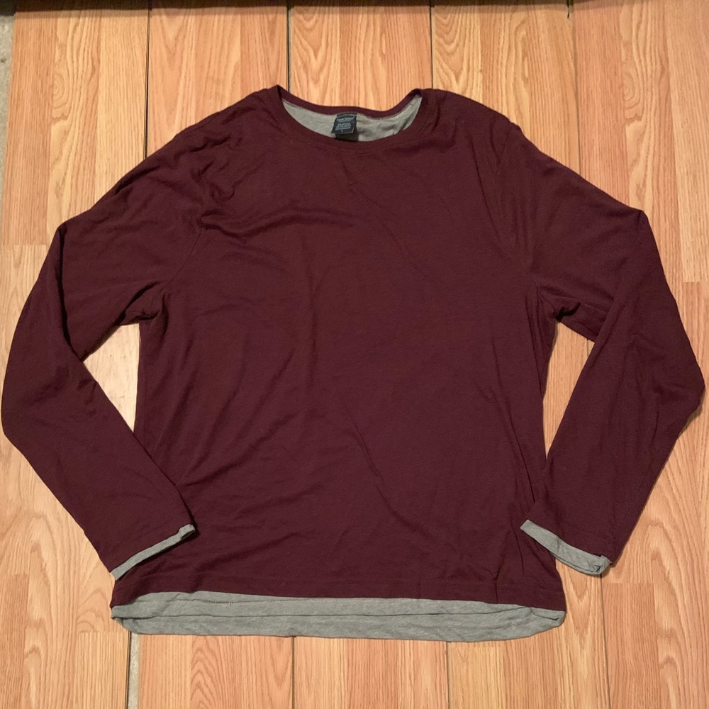 New Maroon/Gray Reversible Shirt